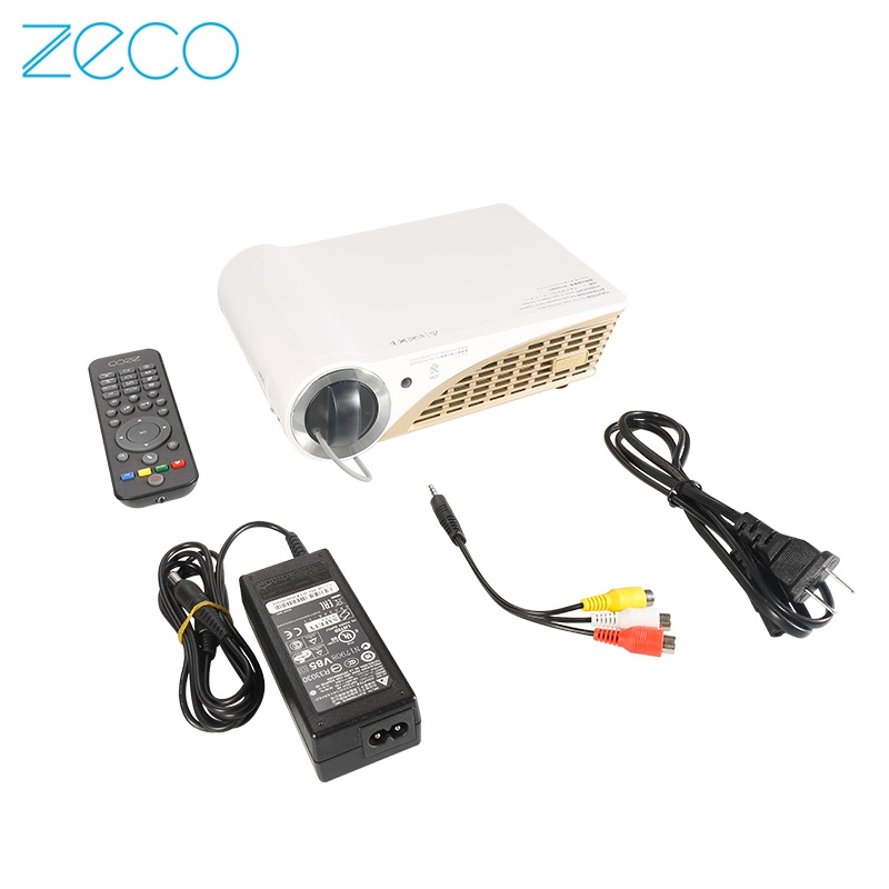 Zeco CX5S wifi wireless home theater projector HD 1080p 3D phone projection